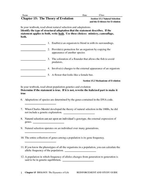 Evolution By Natural Selection Answer Key Epub