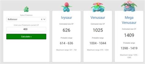 Evolution Calculator Pokémon GO: Level Up Your Pokémon Fast!