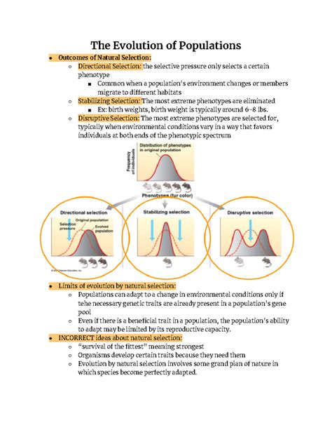 Evolution Of Populations Answers Key Epub