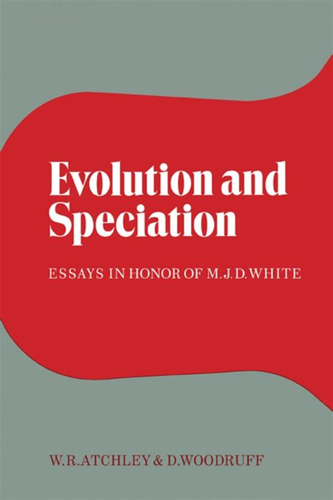 Evolution and Speciation Essays in Honor Reader