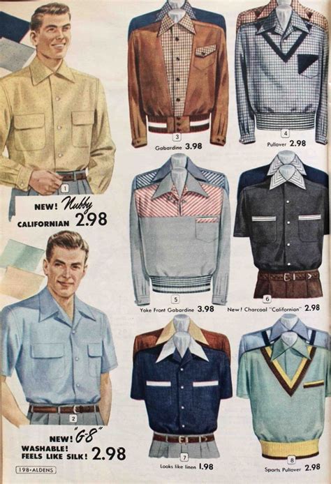 Evolution of 1950's Style Mens Shirts