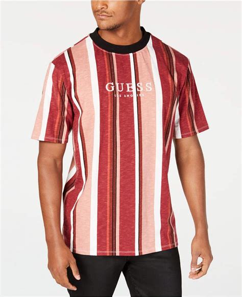 Evolution of Guess Striped T-Shirts