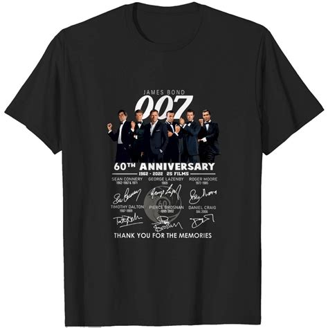 Evolution of James Bond's T-Shirts