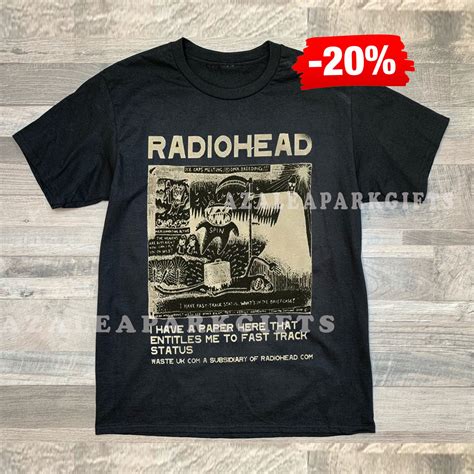 Evolution of Radiohead Shirts