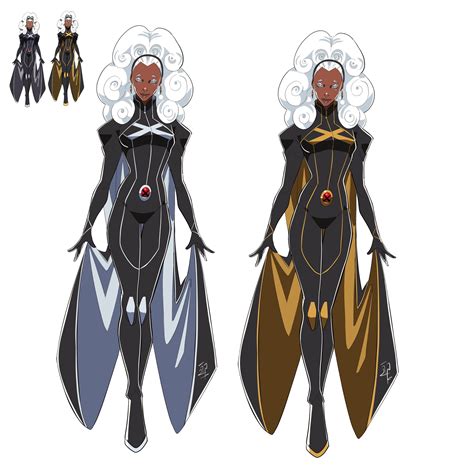 Evolution of Storm's Costume