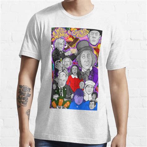 Evolution of Willy Wonka T-Shirts