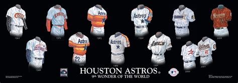 Evolution of the Astros Jersey