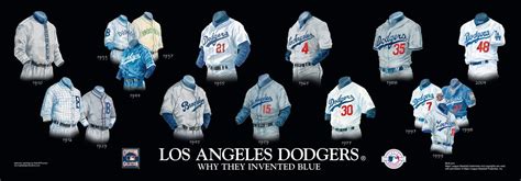 Evolution of the Dodgers Jersey