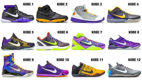 Evolution of the Kobe Sneaker