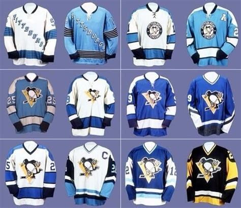 Evolution of the Penguins Jersey