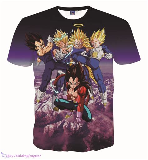 Evolution of theVegeta DBZ Shirt: A Saiyan Legacy