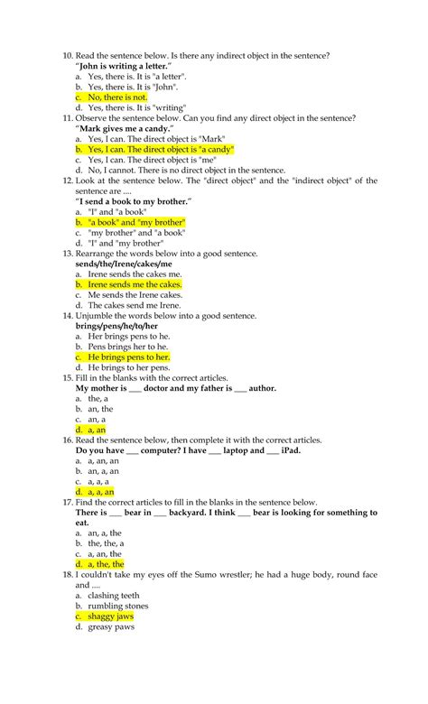 Exam Answer Key Epub