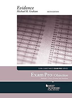 Exam Pro on Evidence Objective Exam Pro Series Doc