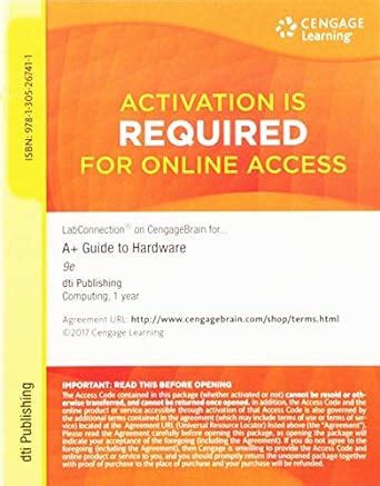 ExamConnection for A Guide to Hardware Printed Access Card Epub