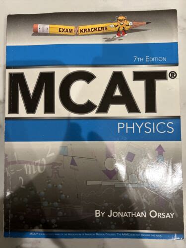 Examkrackers MCAT Physics 7th edition by Orsay Jonathan 2007 Paperback Epub