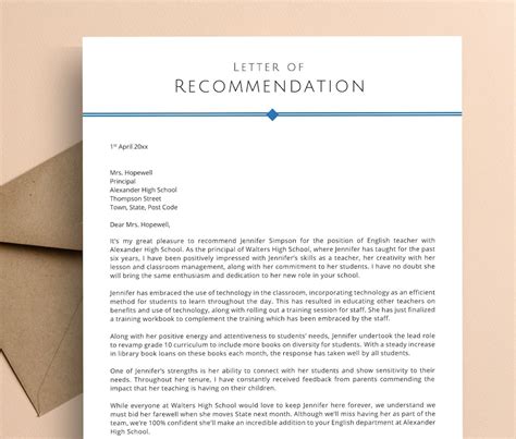 Example recommendation letter for tenure from student Ebook Reader