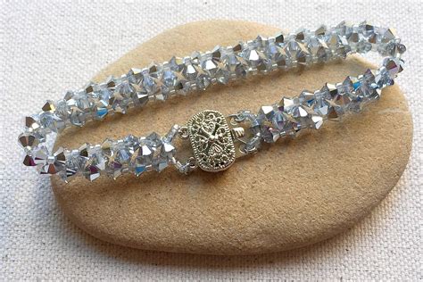 Examples of Bracelets Design Using Crystal Beads: A Sparkly Expression of Style