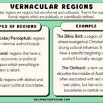 Examples of a Vernacular Region: Exploring Regional Cultures and Expressions