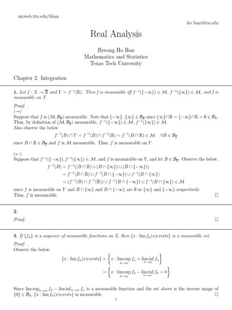 Exams Solution Of Real Analysis PDF