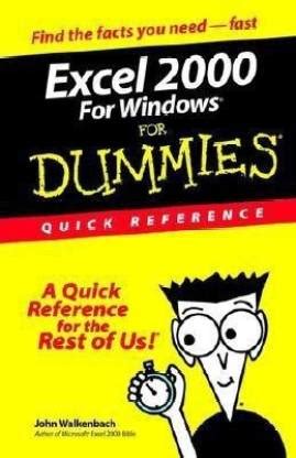 Excel 2000 for Windows for Dummies Quick Reference Epub
