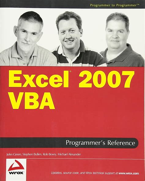 Excel 2007 VBA Programmer s Reference PDF
