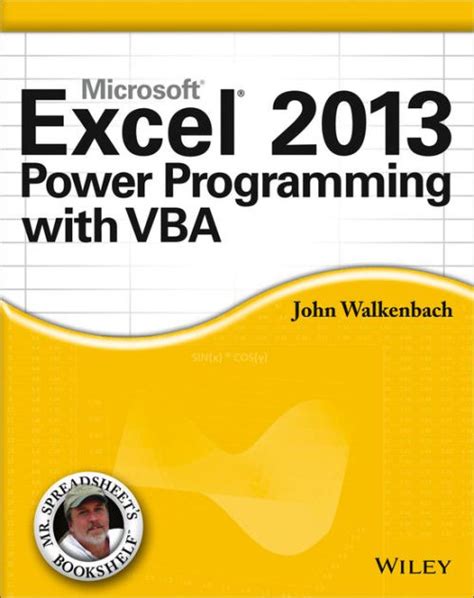 Excel 2013 Power Programming VBA Reader