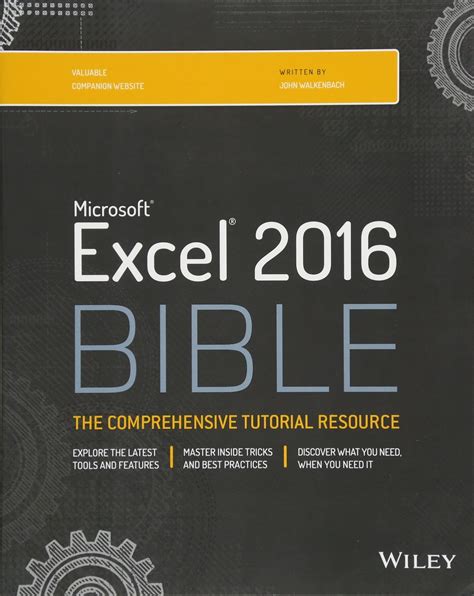 Excel 2016 Bible Epub