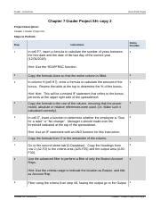 Excel Ch 7 Grader Project Answers Kindle Editon