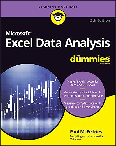 Excel Data Analysis For Dummies PDF