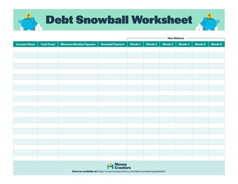 Excel Debt Template