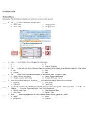 Excel Tutorial 4 Answers Doc