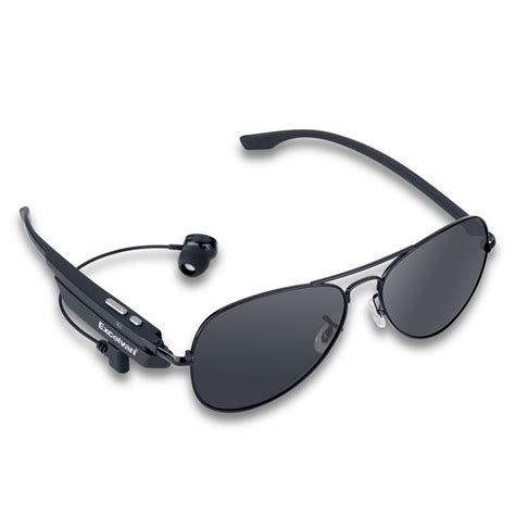 Excelvan Bluetooth Polarized Sunglasses Hands Free Reader