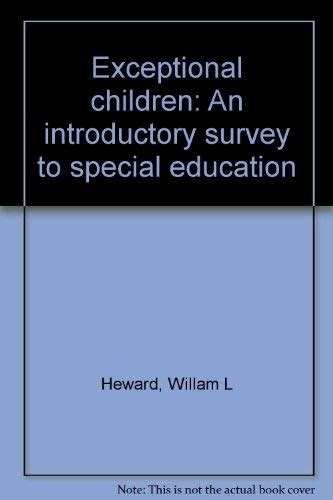 Exceptional Children An Introductory Survey of Special Education Kindle Editon