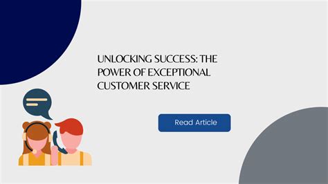 Exceptional Customer Service: The Cornerstone of Success