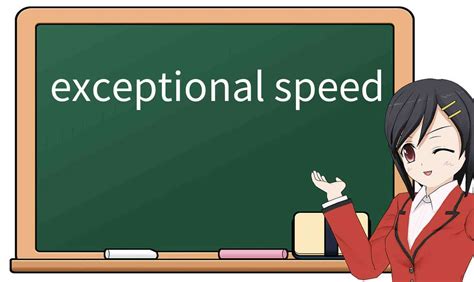 Exceptional Speed: