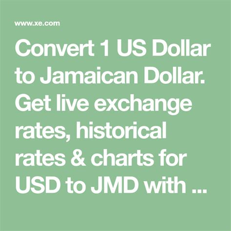 Exchange Rate: Simplifying Jamaican to American Dollar Conversions