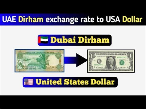 Exchange Rates: Converting US Dollar to UAE Dirham