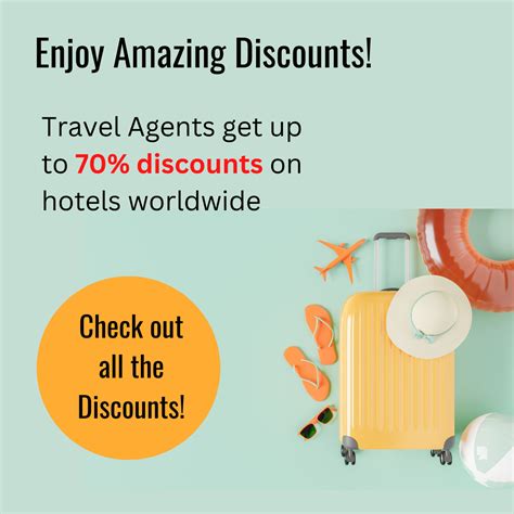 Exclusive Discounts for Travel Agents