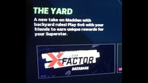 Exclusive Yard Game Mode: