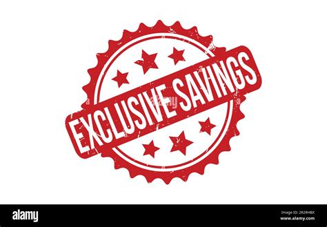 Exclusive savings: