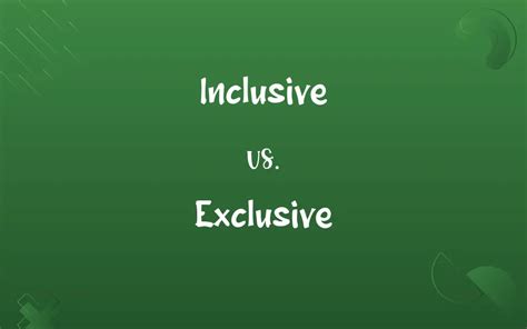 Exclusivity and Distinction