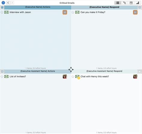 Executive Assistant Templates