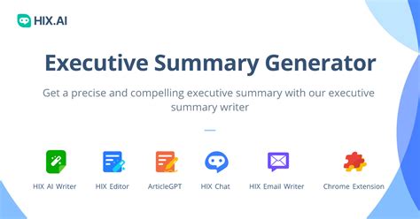 Executive Summary AI Generator: Unveiling the Power of 22,800+ Applications