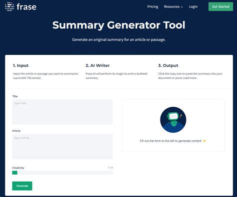 Executive Summary AI Generator Free 2023