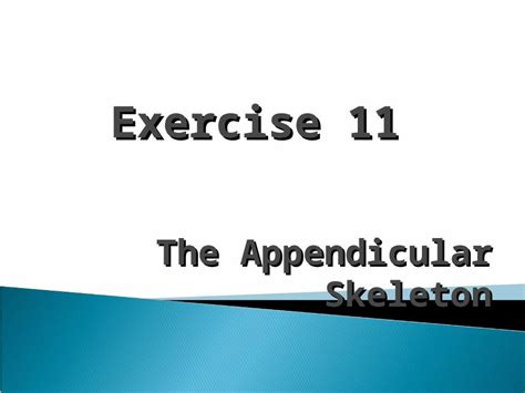 Exercise 11 The Appendicular Skeleton Answers Marieb Reader