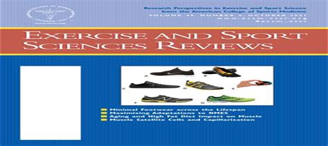 Exercise and Sports Science Reviews Kindle Editon