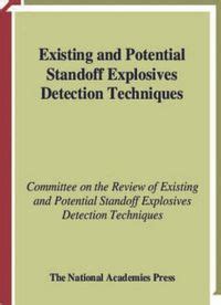 Existing and Potential Standoff Explosives Detection Techniques PDF