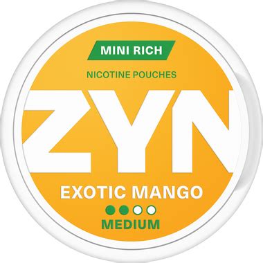 Exotic Mango Zyns: A Tropical Delight for Nicotine Lovers