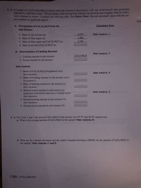 Exp 8 Limiting Reactant Prelab Answers Kindle Editon