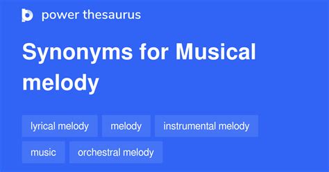 Expand Your Musical Vocabulary: Discover Enchanting Melody Synonyms